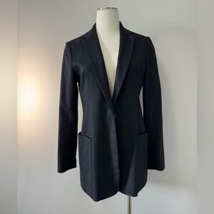 Aritzia Talula Babaton  Black Long Blazer  size 10